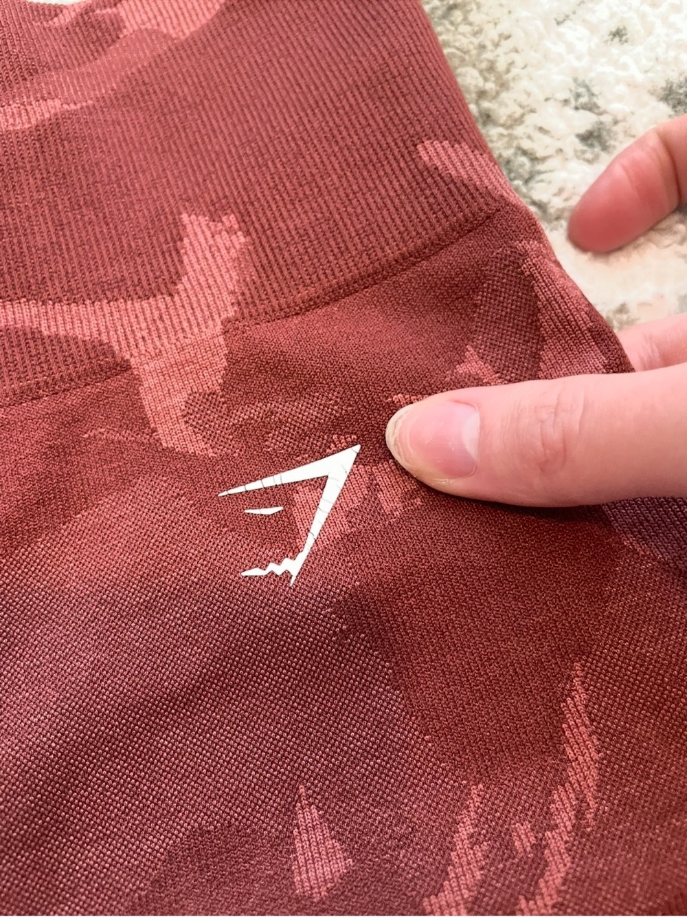 Camo gymshark biker shorts - Picture 2 of 2
